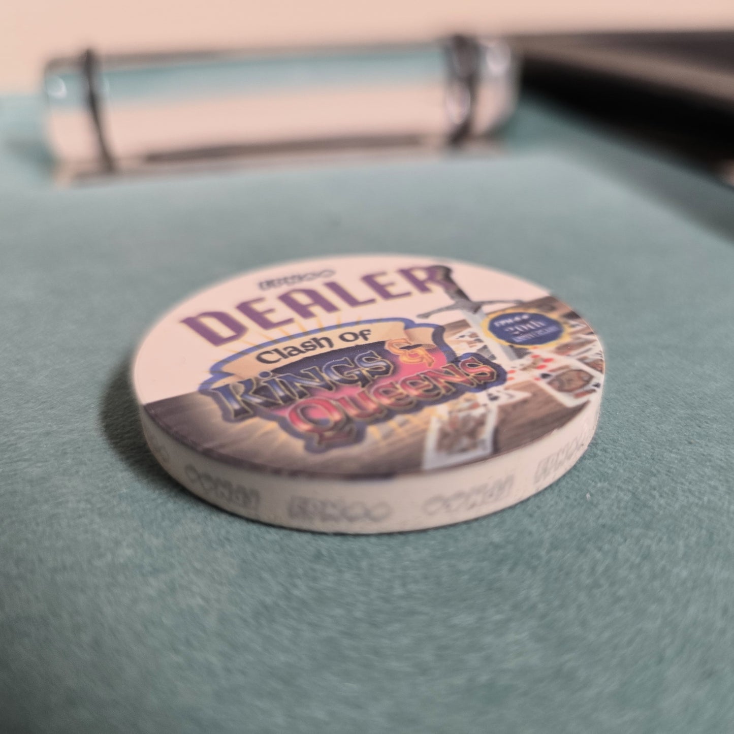 Dealer Button - Clash of Kings & Queens Promotion **IN STOCK**