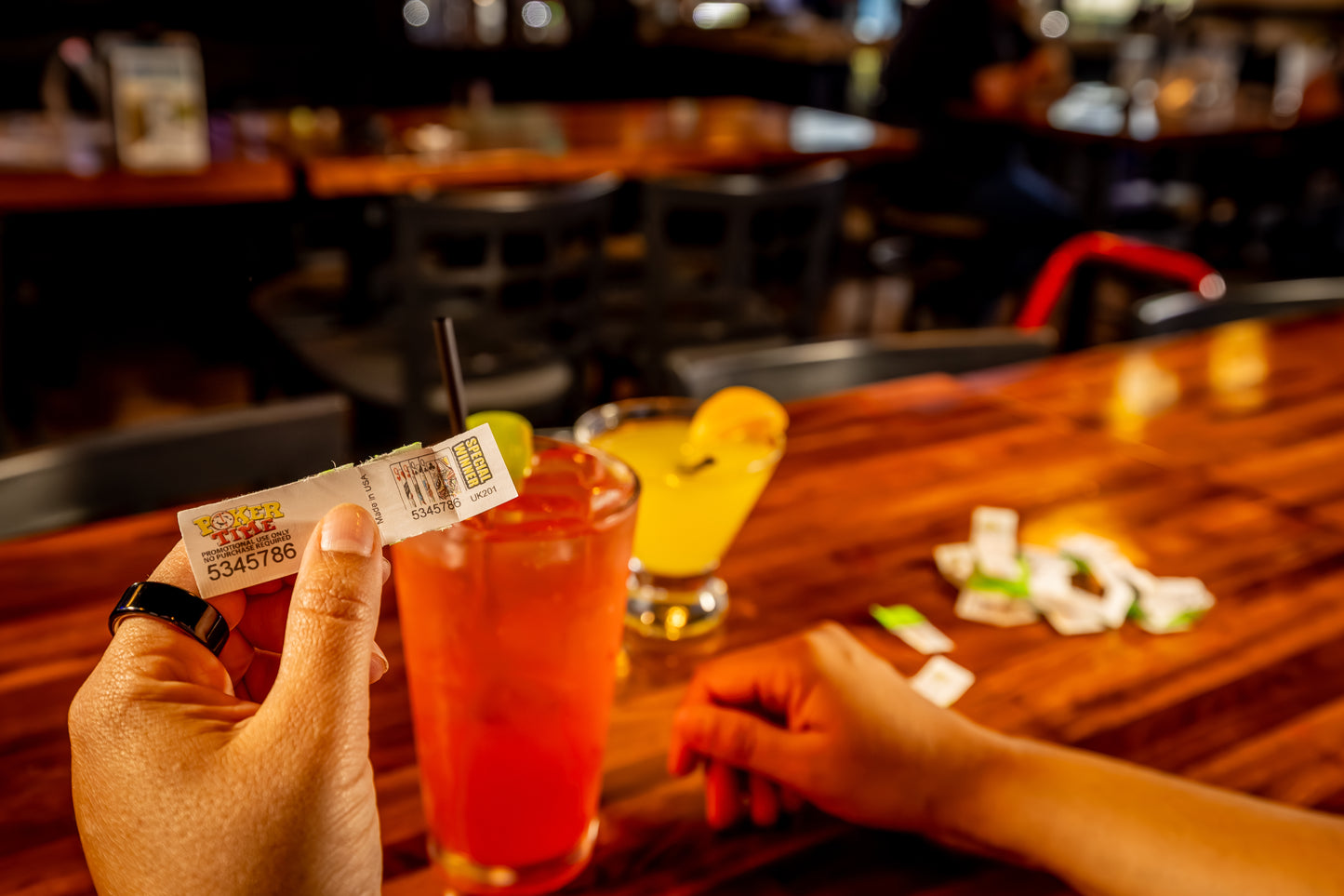 "Poker Time" - Drink Special Promotional Tickets