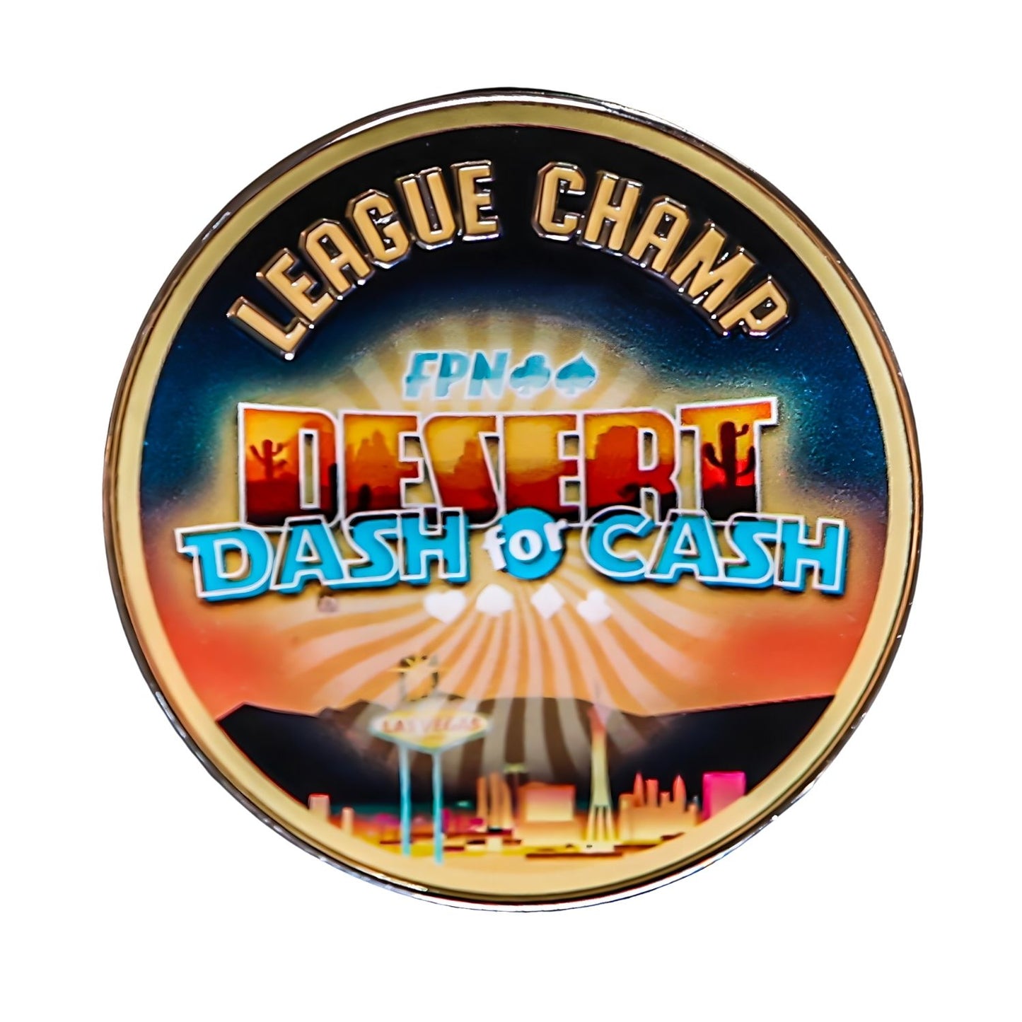 Desert DASH-for-CASH League Champ Medallion
