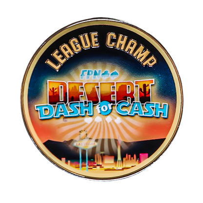 Desert DASH-for-CASH League Champ Medallion