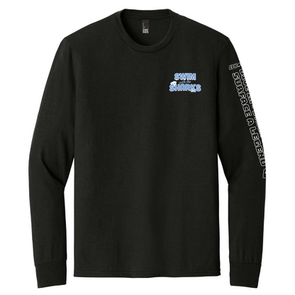 Swim with the Sharks (Blk Long Sleeve)