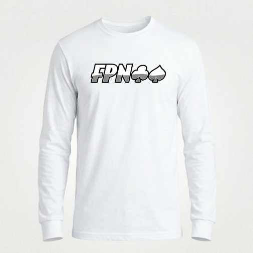FPN Long Sleeve Perfect Tri-Crew (White)